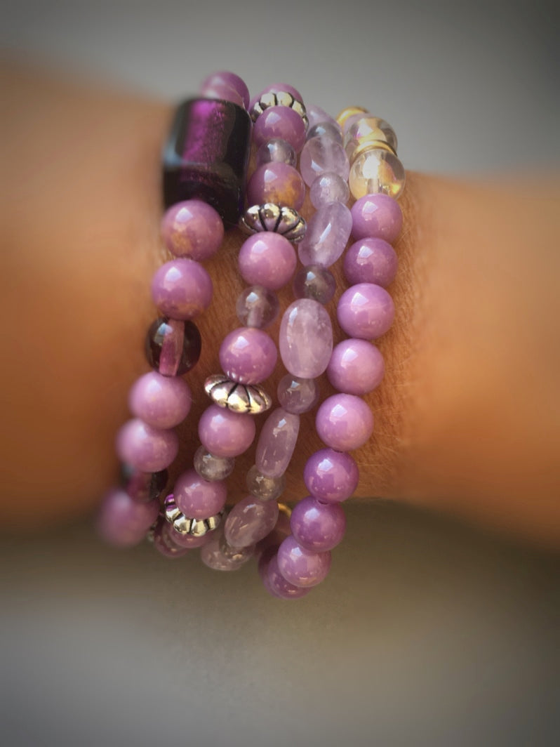 A179 - Phosphosiderit mit Amethyst