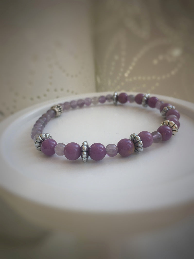 A179 - Phosphosiderit mit Amethyst