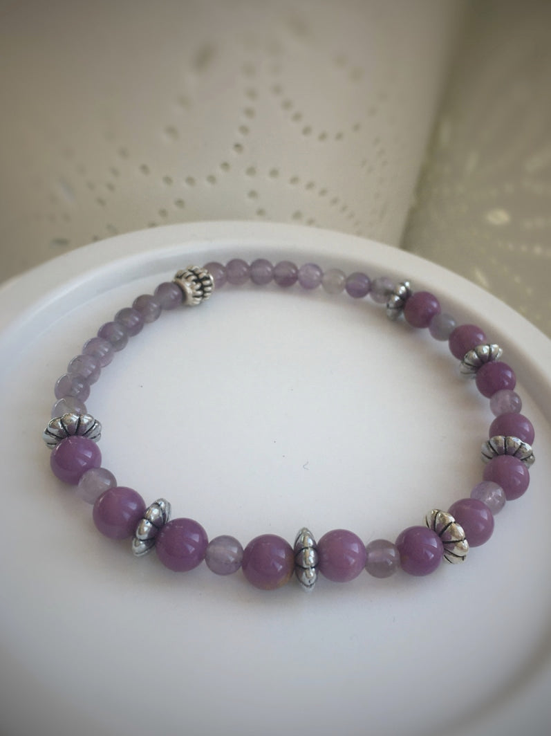 A179 - Phosphosiderit mit Amethyst