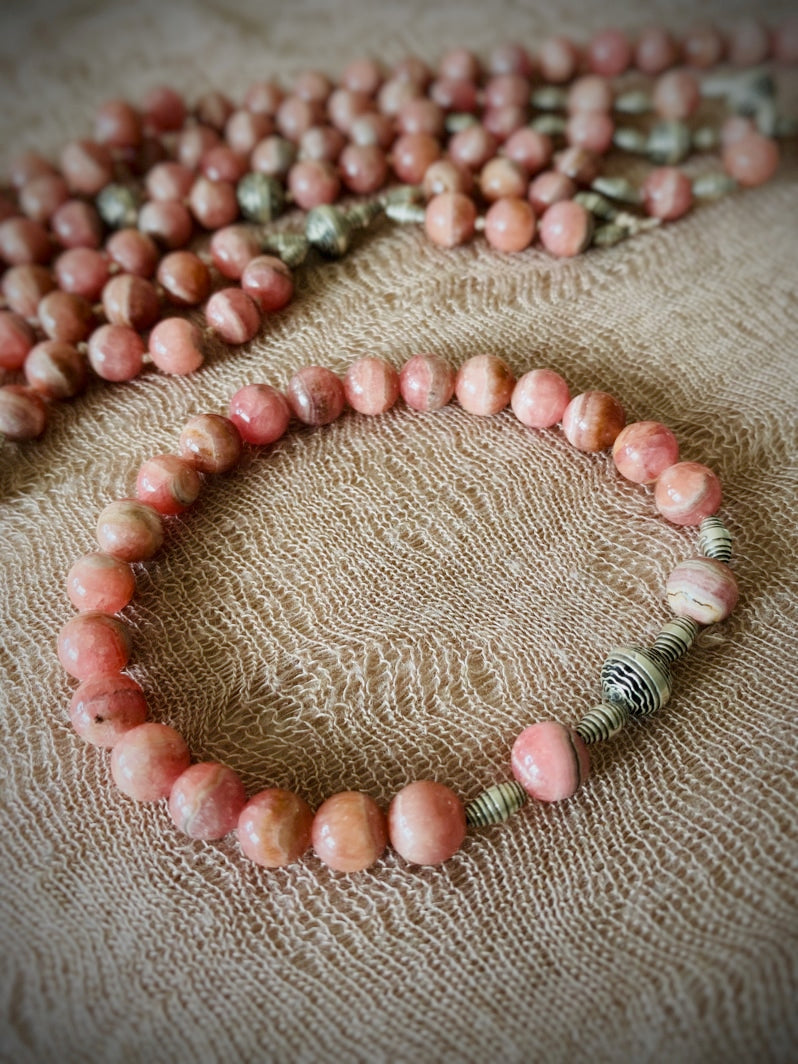A258 - Rhodochrosit mit Silber