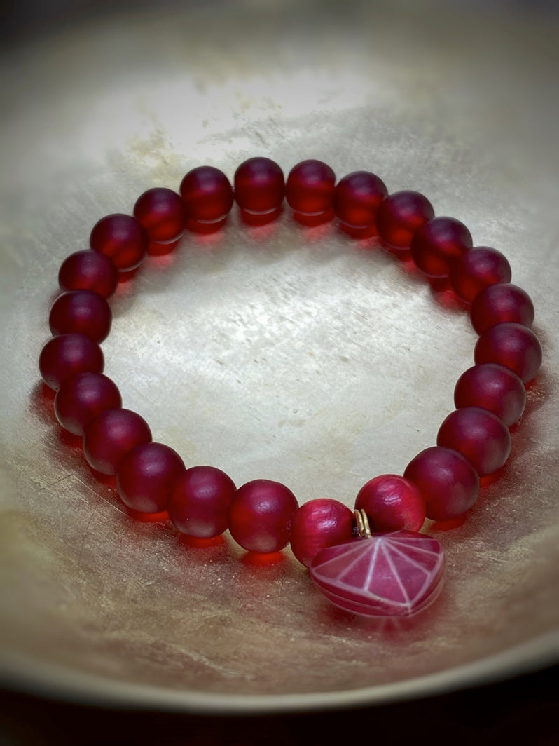 A294 - Rotes Glas mit Herz