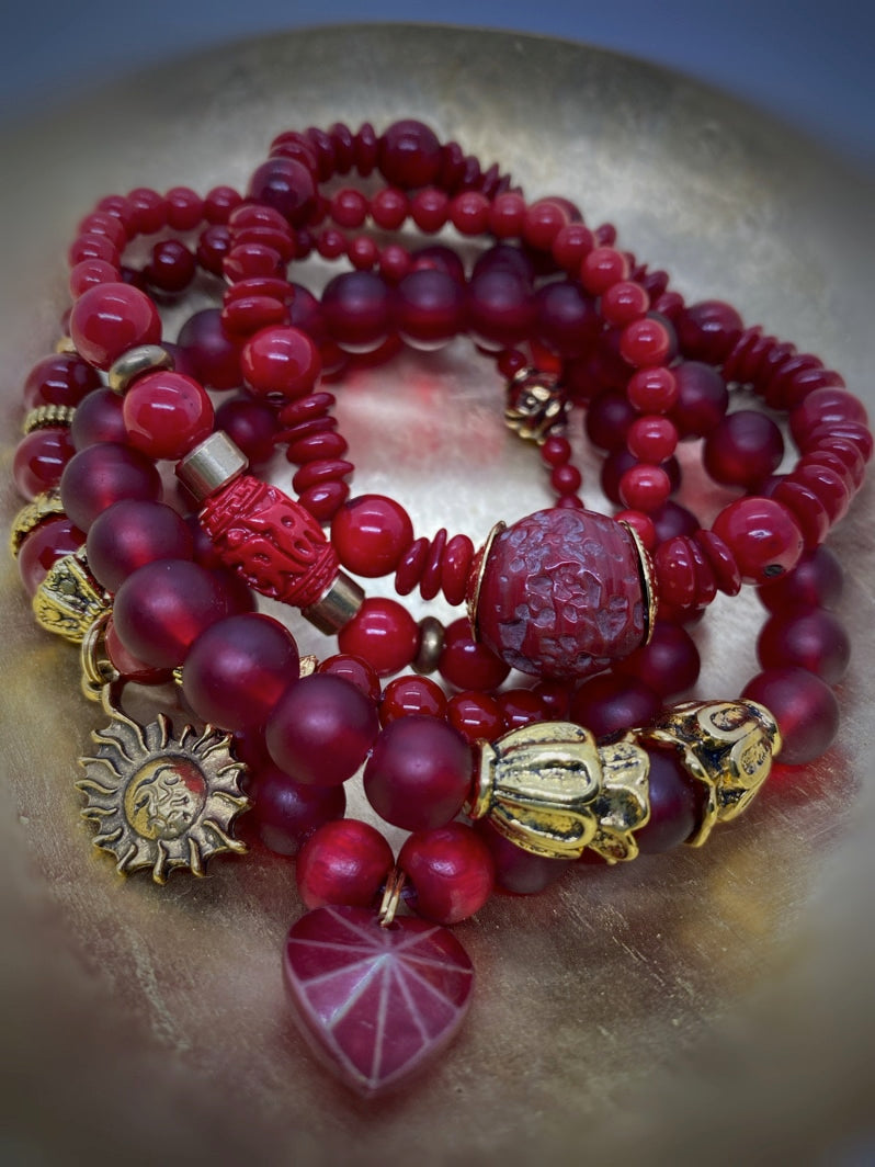A294 - Rotes Glas mit Herz