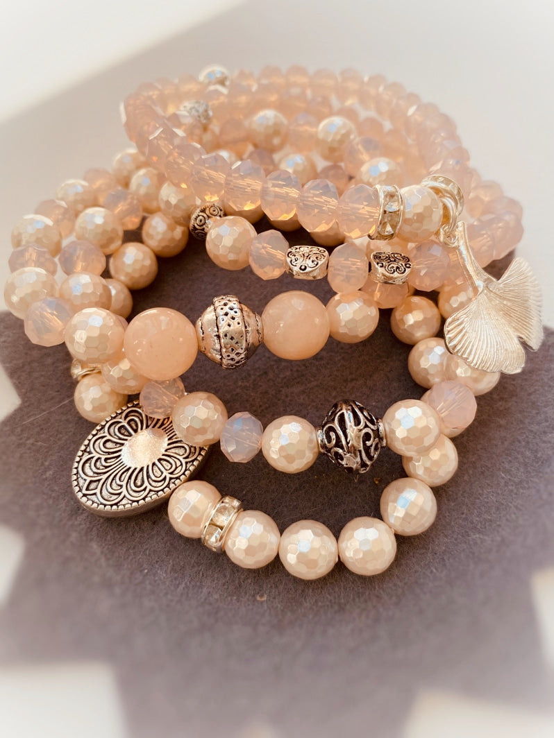 A363 - Muschelperle und Kristallglas
