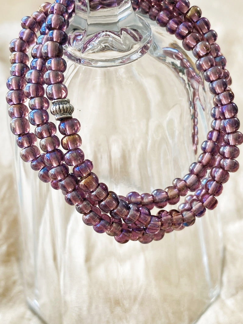 A737 - Wickelarmband Purple Dreams