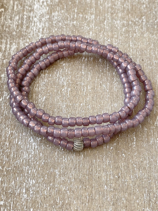 A738 - Wickelarmband Purple Vibes