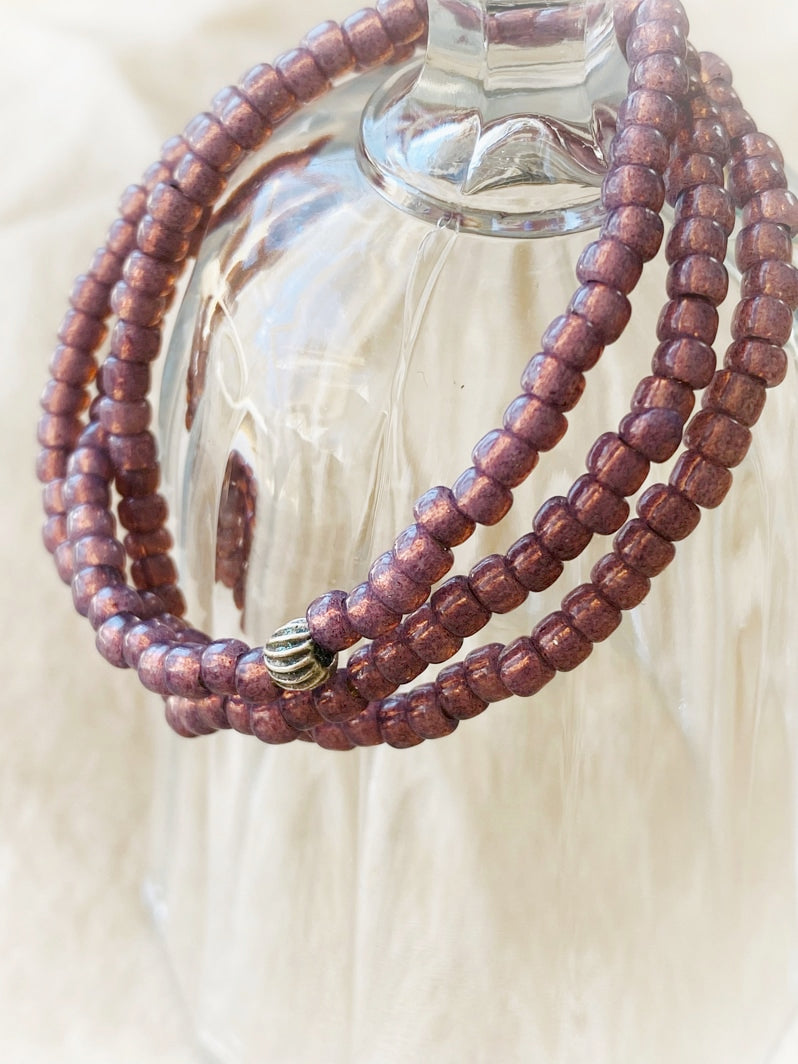 A738 - Wickelarmband Purple Vibes