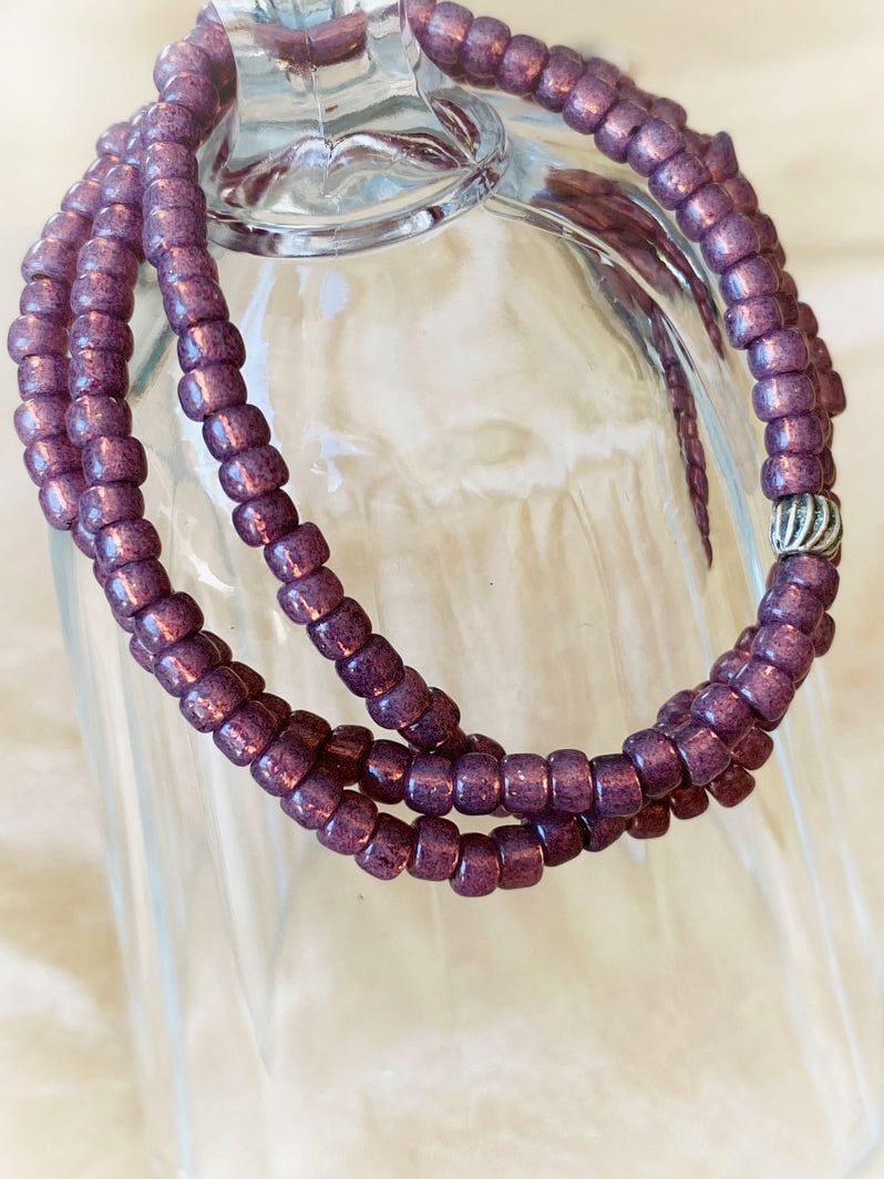 A738 - Wickelarmband Purple Vibes