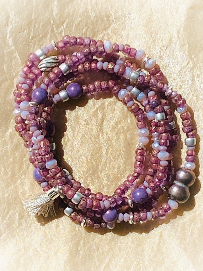 A741 - Wickelarmband Purple Love 2