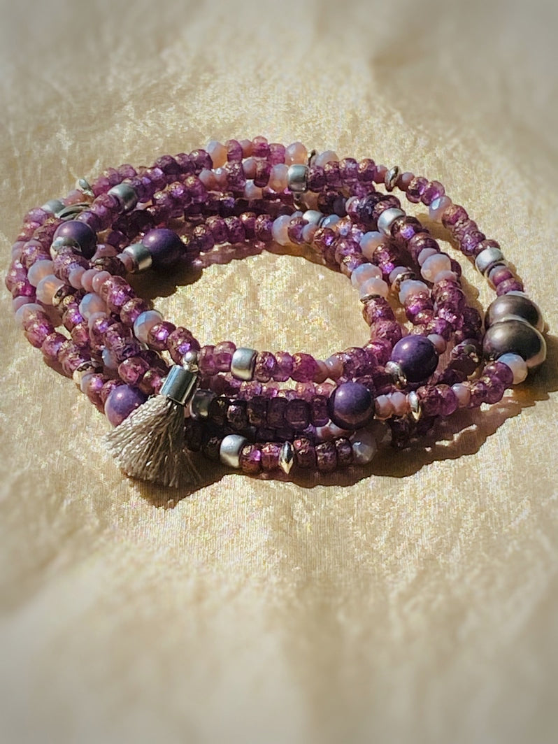A741 - Wickelarmband Purple Love 2