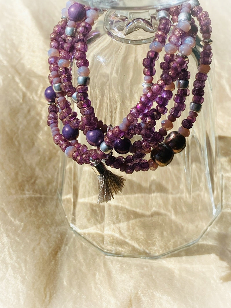 A741 - Wickelarmband Purple Love 2