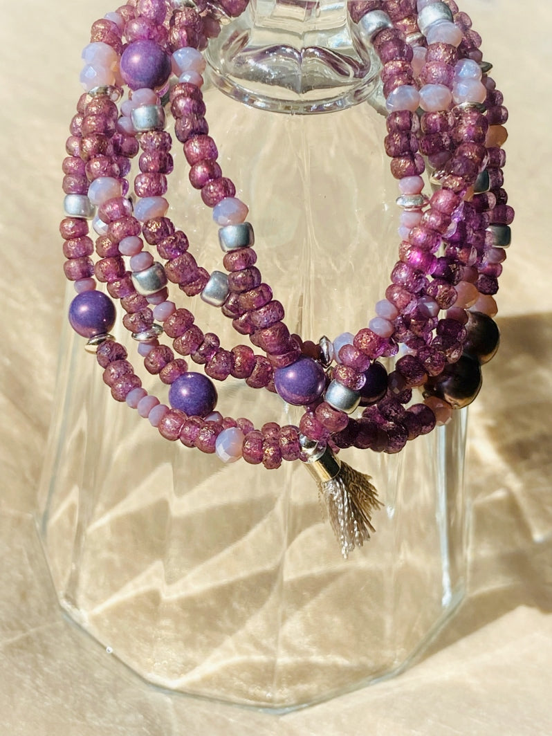 A741 - Wickelarmband Purple Love 2