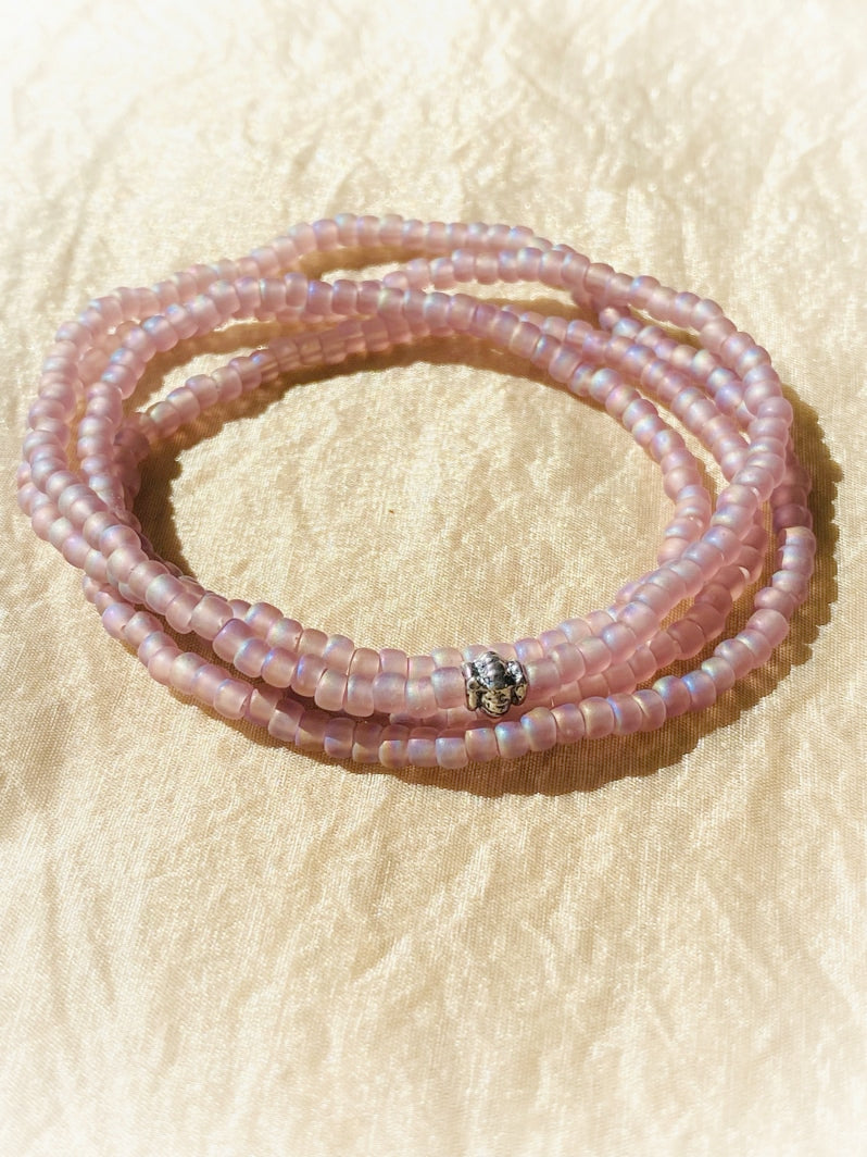 A747 - Wickelarmband Pink Rainbow