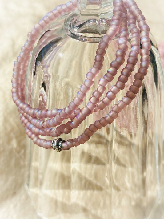 A747 - Wickelarmband Pink Rainbow