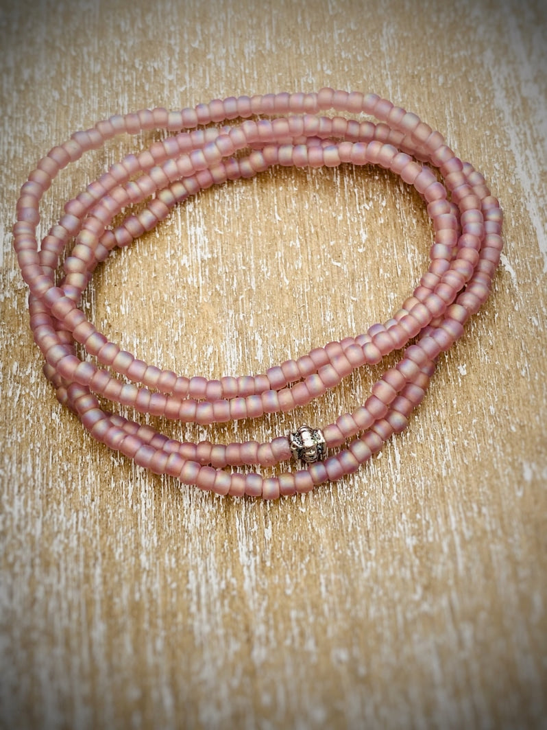 A747 - Wickelarmband Pink Rainbow