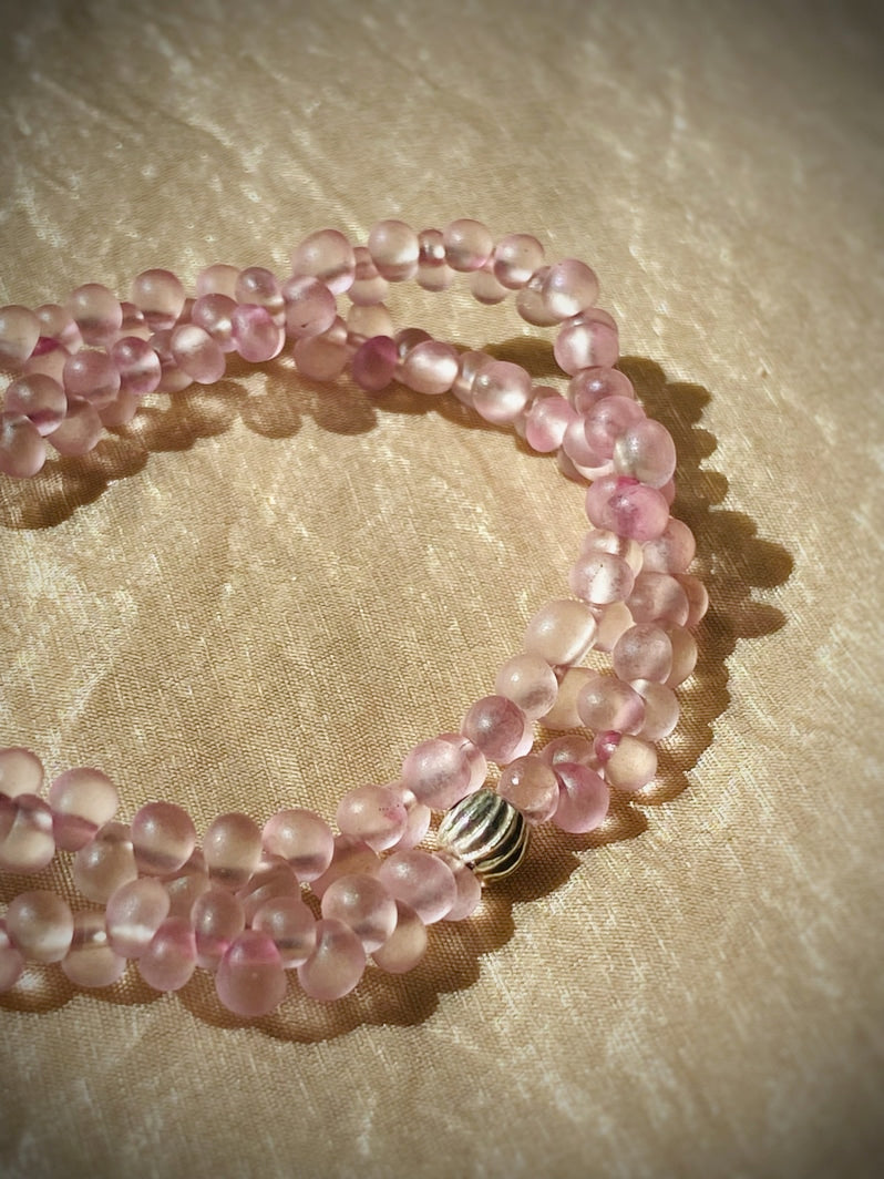 A750 - Wickelarmband Pink Drops 2
