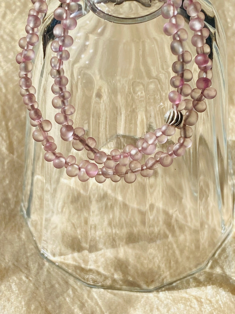 A750 - Wickelarmband Pink Drops 2