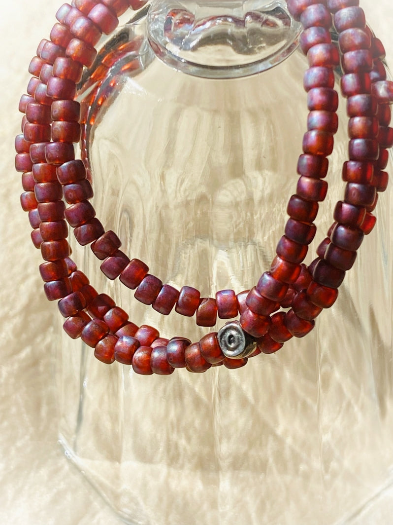 A752 - Wickelarmband Maroon Vibes 2