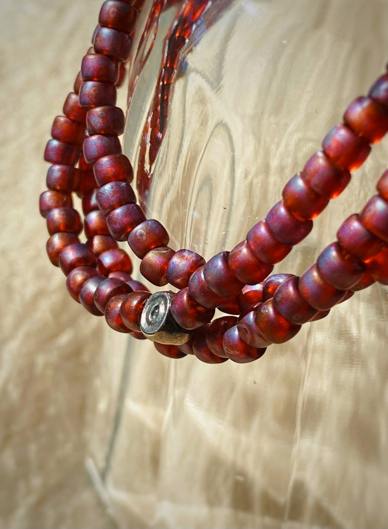 A752 - Wickelarmband Maroon Vibes 2