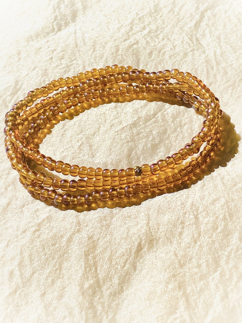 A764 - Wickelarmband Golden Glow 2