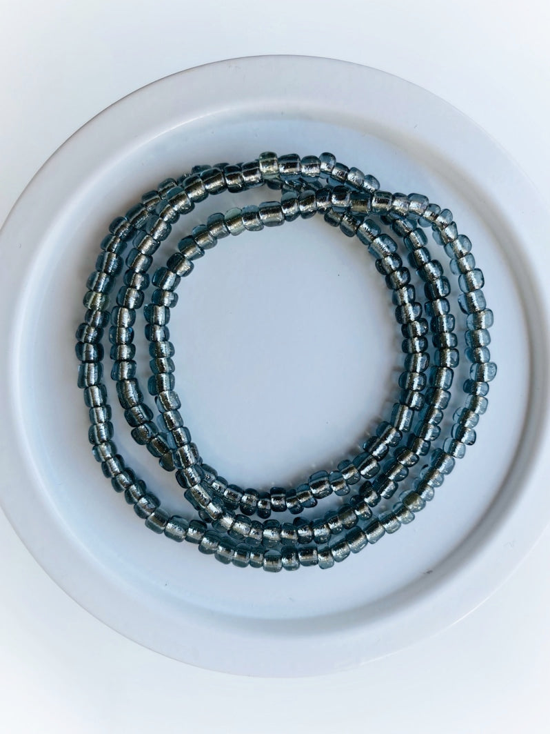 A869 - Wickelarmband Anthrazit 1