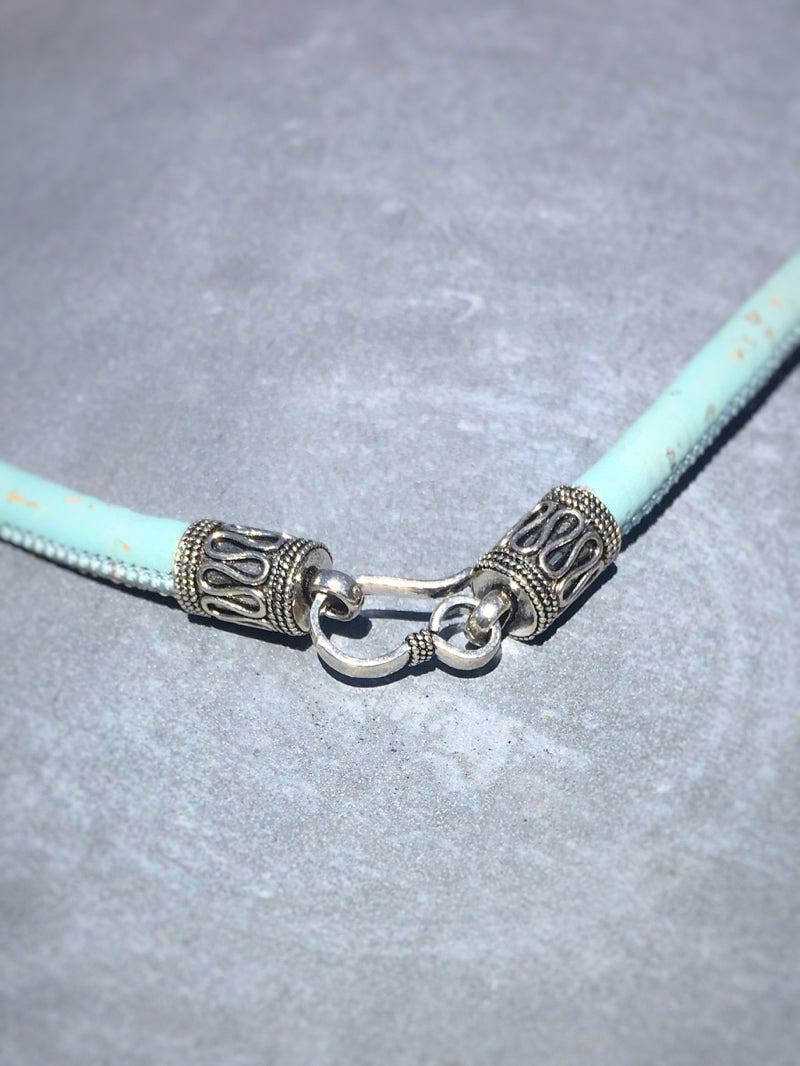K021 - Silber-Amulett mit Türkis