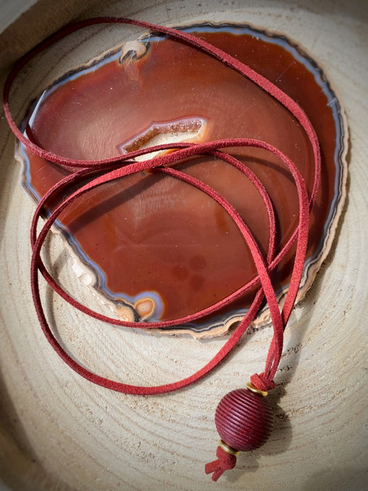 K204 - Rote Holzkugel