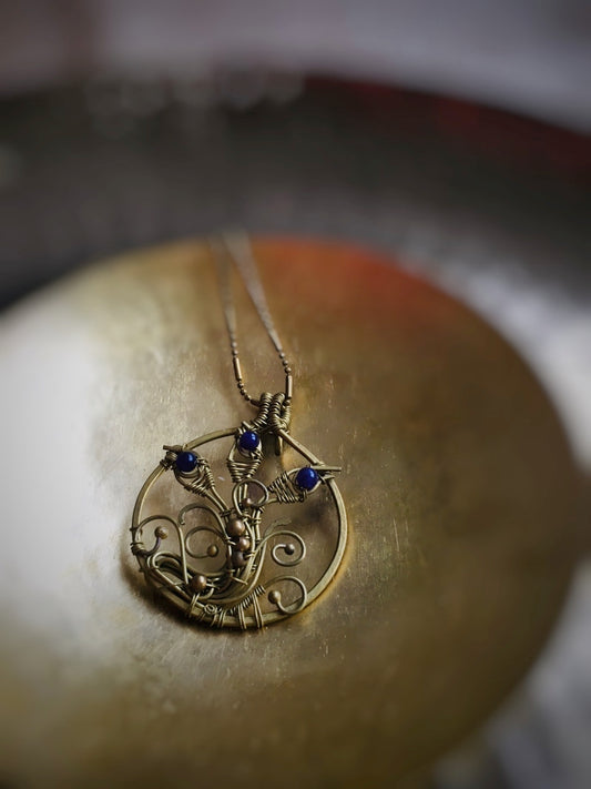 Z078 - Boho-Kette mit Amethyst