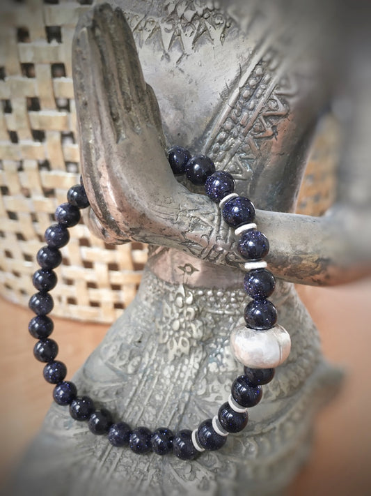 A151 - Blaufluss mit Silber I
