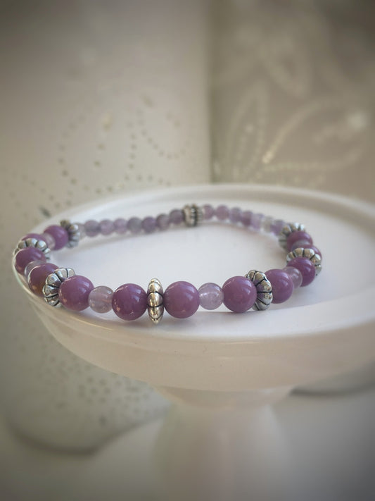A179 - Phosphosiderit mit Amethyst