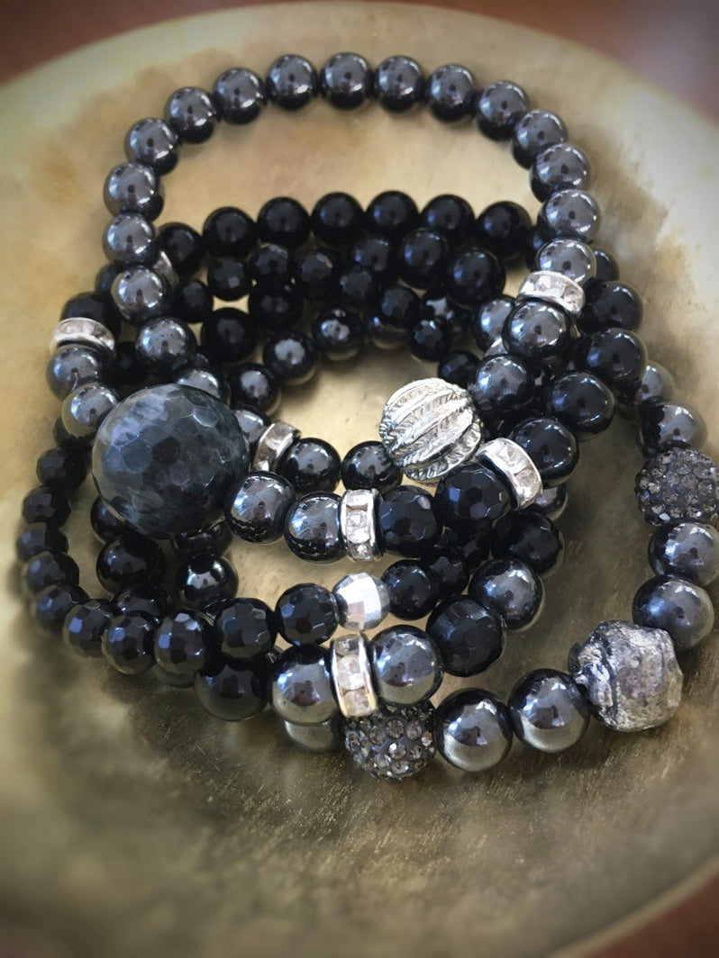 A209 - Facettierter Onyx