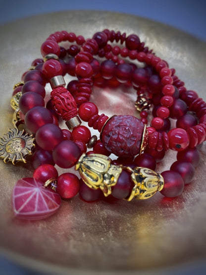 A294 - Rotes Glas mit Herz