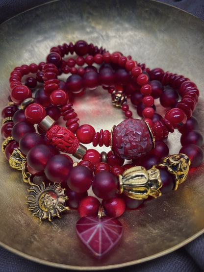 A294 - Rotes Glas mit Herz