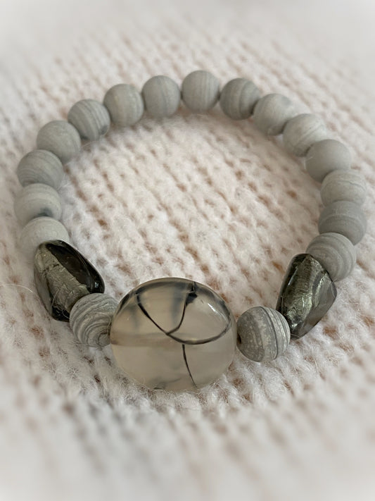 A329 - Bänderjaspis mit Sardonyx