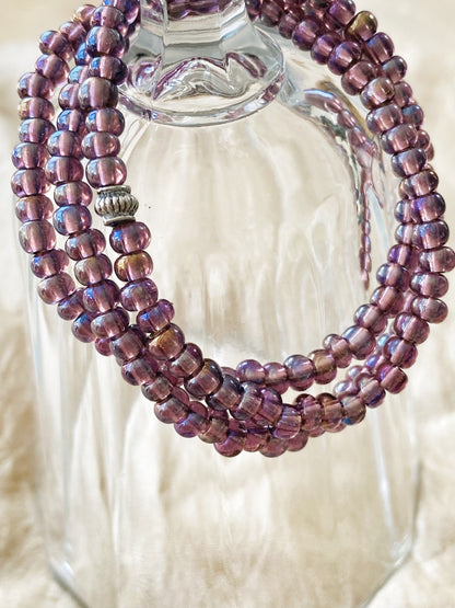 A737 - Wickelarmband Purple Dreams