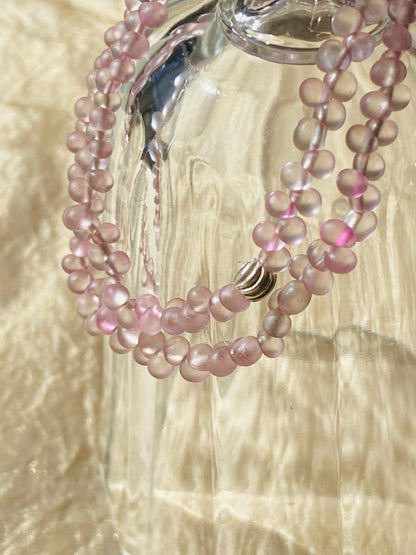 A750 - Wickelarmband Pink Drops 2