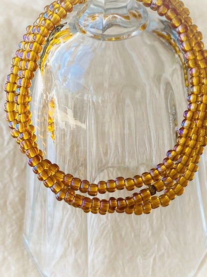 A764 - Wickelarmband Golden Glow 2