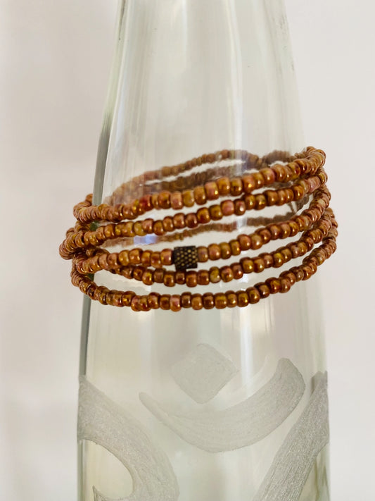 A838 - Wickelarmband Rosé-Gold 1