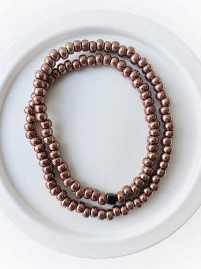 A843 - Wickelarmband Mauve 1