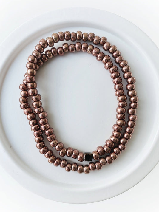 A843 - Wickelarmband Mauve 1