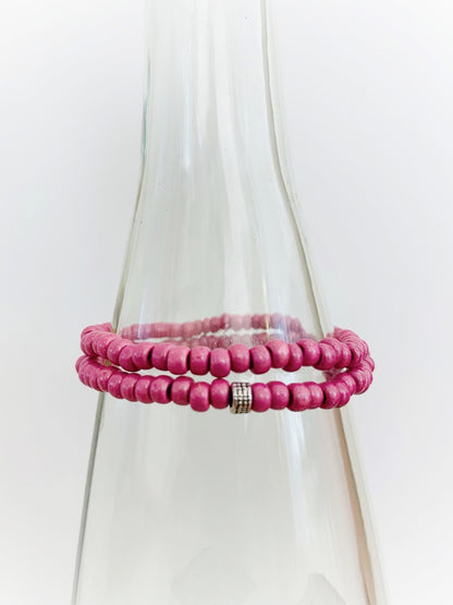 A856 - Wickelarmband Pink