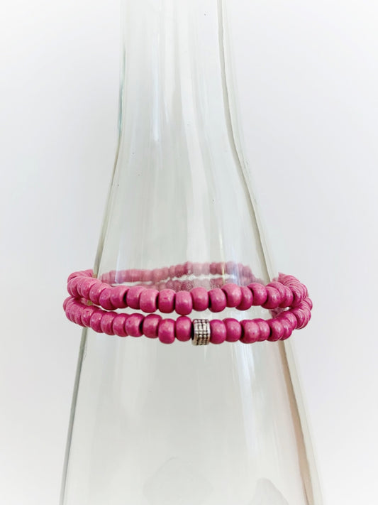 A856 - Wickelarmband Pink