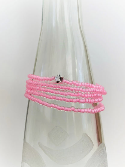 A858 - Wickelarmband Pink Lady 2