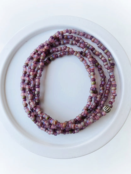 A861 - Wickelarmband Lila-Mix