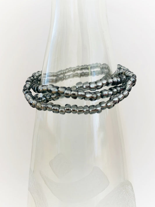 A869 - Wickelarmband Anthrazit 1