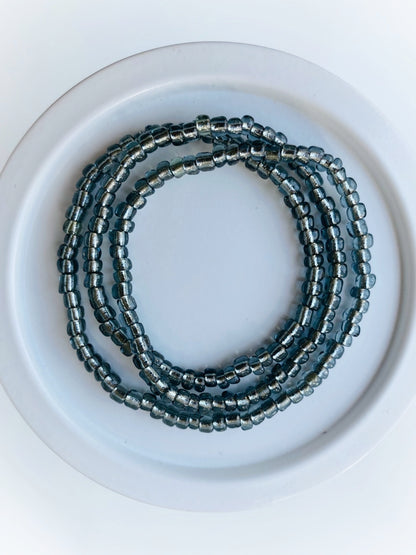 A869 - Wickelarmband Anthrazit 1