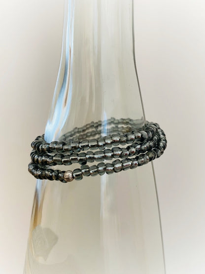 A870 - Wickelarmband Anthrazit 2