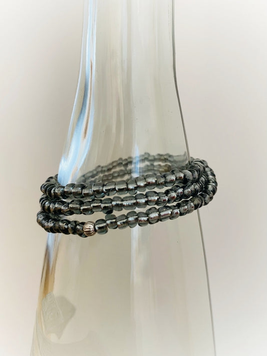 A870 - Wickelarmband Anthrazit 2