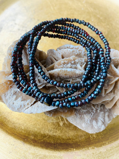 A871 - Wickelarmband Black Picasso