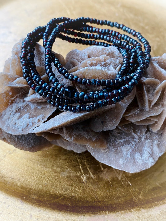 A871 - Wickelarmband Black Picasso