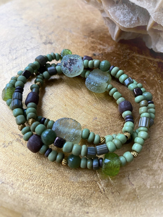 A888 - Wickelarmband Green Fantasy 2
